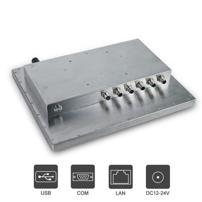 PC industrial del panel de 15inch I5 6200u Inox con uso del envasado de alimentos de la pantalla táctil