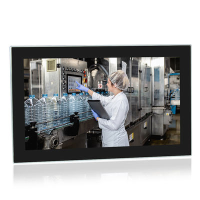 PC de acero inoxidable química del panel de la industria HDMI, ordenador médico Fanless IP66