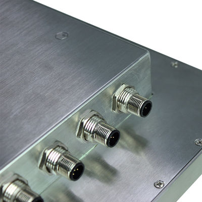 PC de acero inoxidable química del panel de la industria HDMI, ordenador médico Fanless IP66