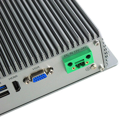LAN Fanless 6 X USB 4 X RS232 de la PC J1900 2 X de 15W X86 Mini Industrial Embedded Box