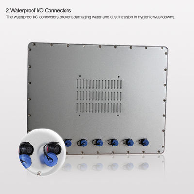 17 tacto resistente industrial de la PC Ip65 del panel táctil de Windows XP de la pulgada con GPIO