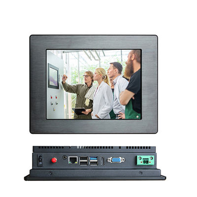 Pantalla táctil Fanless industrial de Dual Core 3855U AIO de la PC de Linux Celeron mini