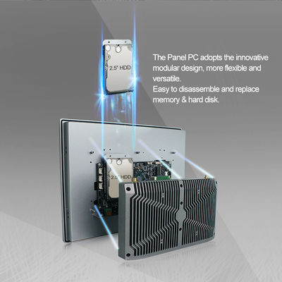 Hmi integró la PC de acero inoxidable industrial del panel con GPIO