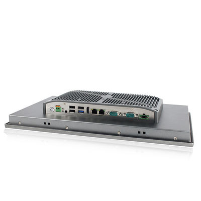 Lan con pantalla grande 2 4 USB del panel 600Cd 15,6 de la PC industrial del soporte 3,0