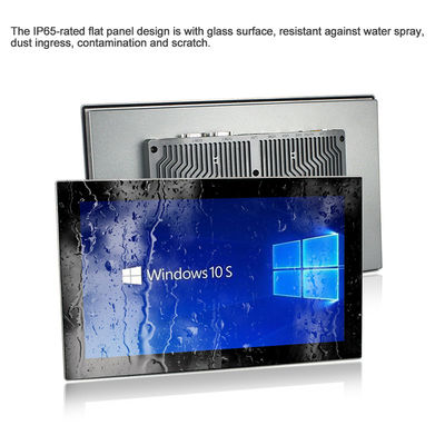 Lan con pantalla grande 2 4 USB del panel 600Cd 15,6 de la PC industrial del soporte 3,0