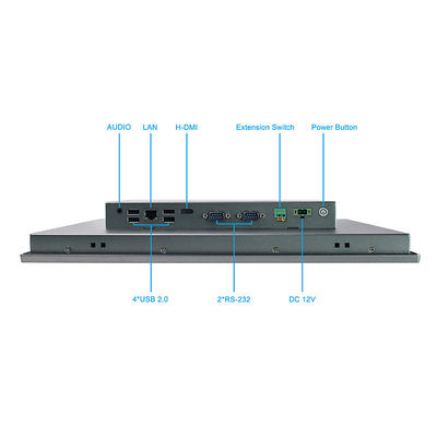 Tacto multi EMMC 8G de la PC del panel del marco abierto de la pulgada Ip66 de Android 17