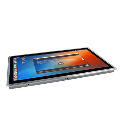 PC integrada Fanless 24&quot; del tacto de IOT I3 8145U Windows 10 RS232 VGA PCAP