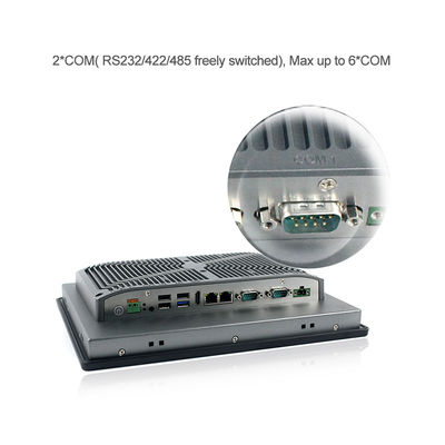 De computadora personal industrial de RS232 RS485, 12&quot; PC Fanless del tacto resistente pequeña
