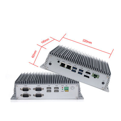 8vo ordenador industrial integrado Fanless Mini Box Pc de la GEN I5 8265U