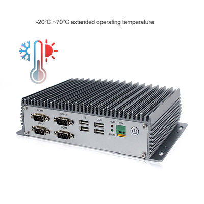 PC dual del ODM I5 8265U 24vdc Lan Industrial Embedded Box para los sistemas de IOT