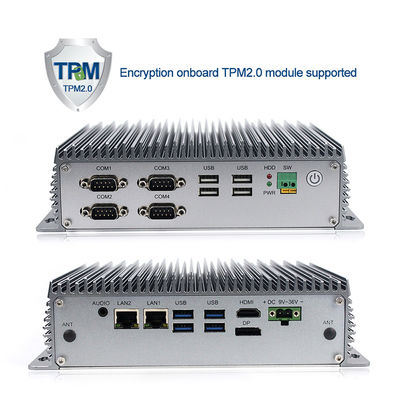 Ordenador integrado Fanless Mini Box Pc Windows 10 de Dual Core 2.1GHz