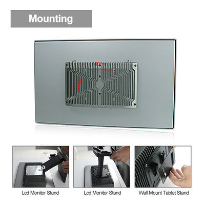 21,5 tacto multi PCAP VESA de la GEN I3 I5 I7 de la PC de escritorio Fanless del panel IP67 de la pulgada 8vo