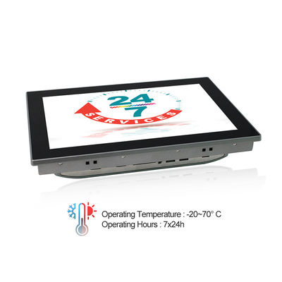 El soporte IP65 del panel impermeabiliza la PC industrial a prueba de polvo del tacto de HMI para el gabinete de control