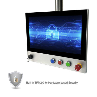 32GB control del barco de 17 pulgadas industrial todo en una prenda impermeable de la pantalla táctil de la PC IP65
