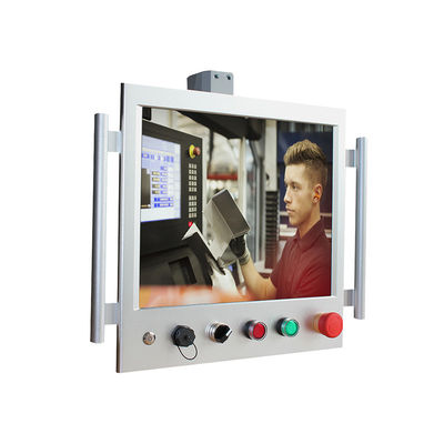 Ip65 17 regulador de dispositivo programable industrial de la PC 3855U del panel táctil de la pulgada