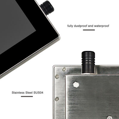 la PC de acero inoxidable del panel 450cd/M2 incluyó completamente la pulgada 25W de IP69K 12