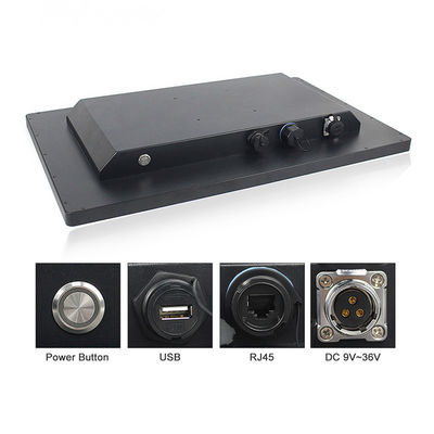 24&quot; PC impermeable VGA Fanless de la pantalla táctil de IP69K Pcap con el LAN de GbE
