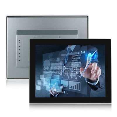 aleación de aluminio capacitiva del monitor 450cd/M2 del tacto de 1280x1024 NTSC PCAP