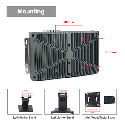 La aleación integrada Fanless Shell J1900 1.5A de la PC de la caja RS232 integró a Mini Pc