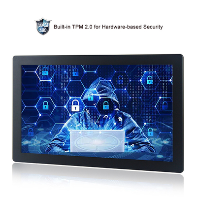 PC integrada Fanless resistente 21,5&quot; de la pantalla táctil ordenadores del panel de FHD LED I7