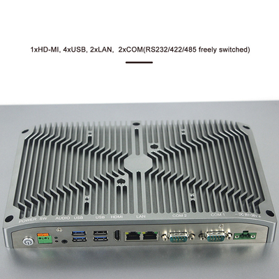 PC integrada Fanless resistente 21,5&quot; de la pantalla táctil ordenadores del panel de FHD LED I7