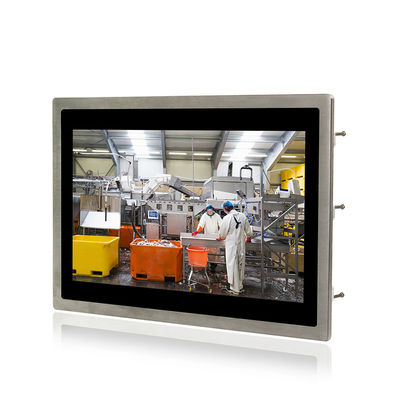 Calidad PC con pantalla grande del panel de Vesa Wall Mounted Capacitive Touch de la PC impermeable 13,3 del panel IP67” fábrica