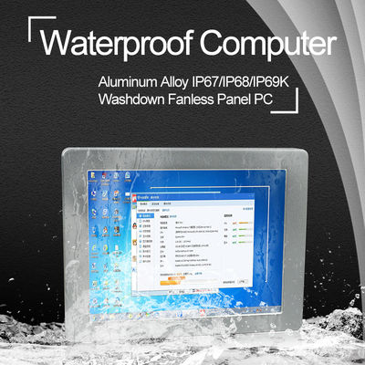 Calidad I5 6200 10 puerto del LAN USB RS232 de la PC de la pantalla táctil de la prenda impermeable de la pulgada opcional fábrica